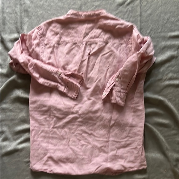 Perry Ellis Pink Long Sleeve Tee - Picture 3 of 15